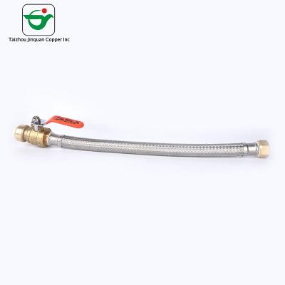 China 18 Inch SS Flexible Pipe With Ball Valve for sale