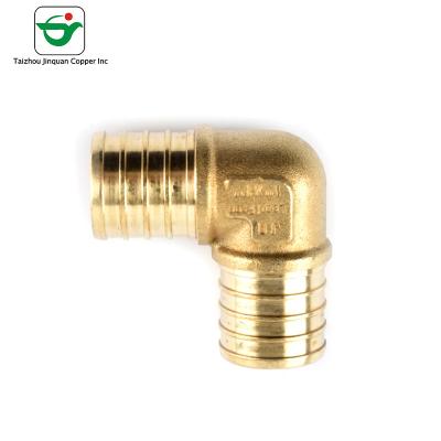 China Hygienic Copper 90 Degree Elbow Push Fit Fitting Anti Corrosion for sale