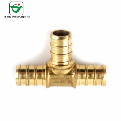 China 3/4''X3/4''X1/2'' Brass Hose Connector T Pipe Connector Lead Free for sale