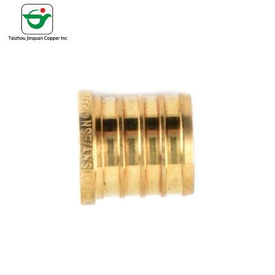 China Barb Head Code Thread Type 1'' End Plug Brass Hose Connector for sale