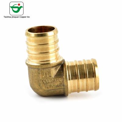 China ANSI Standard 1/2''X1/2'' Brass 90 Degree Hose Elbow Fittings for sale