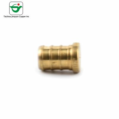 China 1''X3/4'' Pex Barb Fitting 200psi Brass Threaded End Plug for sale