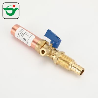 China 1/4 Inch Copper Water Hammer Arrestor With Blue Handle for sale