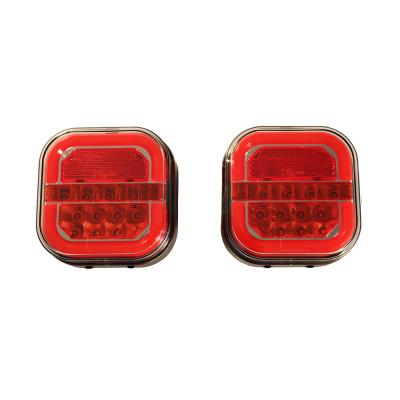 China Rechargeable Magnetic Auto Tail Lamp Kit 12V Wireless For Trailer Tractor for sale