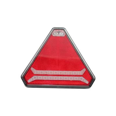 China Triangle Wireless Car Warning Led Lamp Red Safely Magnetic Flash Light Kit for sale