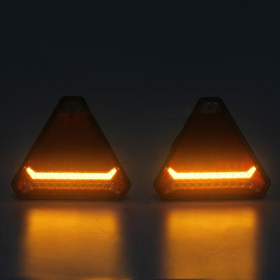 China COB Wireless Trailer Lights Kit Truck Rechargeable Led Tail Indicator Brake Fog Warning Reflector for sale