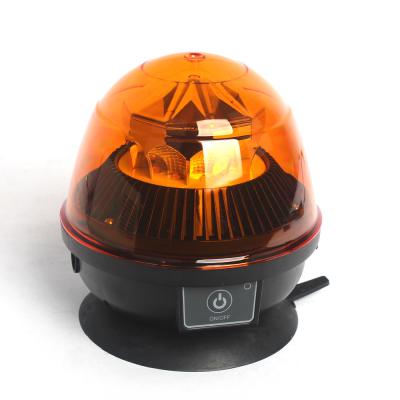 China CE Led Emergency Beacon Flashing Amber Revolving Warning Light 9-30V With Magnetic Base for sale