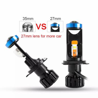 China Wholesale H4 Mini Bi Led Lens Projector Auto Car Led Headlight Bulbs 40W for sale