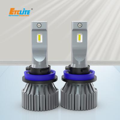 China 10000 Lumen Fanless LED Headlight Bulb CSP Chip Rohs Approved for sale