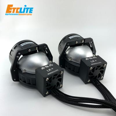 China 3 Inch Bi Led Projector Lens 9600LM/Pair With 9000RMP Cooling Fan for sale