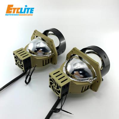 China H4 LED Projector Lens Headlights Adopting High Illumination 3570 CSP Chips for sale