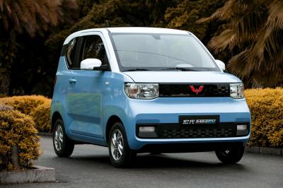 China 120km range Wuling Electric Vehicles RWD 3 Door 2 Box 4 Seater Electric Mini Car for sale