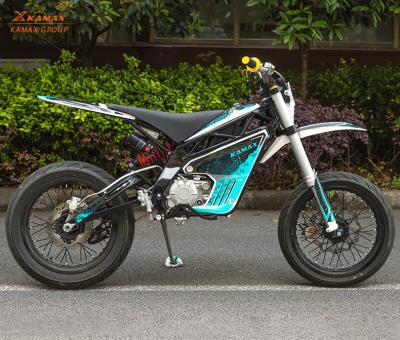 China 72V 150A 3000W Fat Tire Electric Motorcycle Powerful Electric Dirt Bike For Adults for sale