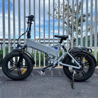 China EB3 Foldable 20*4.0 Inch Fat Tire Electric Bike With Mechanical Disc Brake for sale