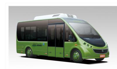中国 CKZ6680HBEV 純電動バス 45人の乗客 販売のため