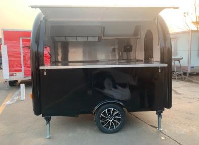 China Outdoor Burger Factory Catering Mobile Fast Food Trailer With Stainless Steel Kitchen for sale