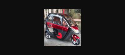 China Three Wheels Full Closed Carbin Passenger Electric Tricycle With 1200W Motor 3seats for sale