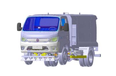 Chine BJ1042EVJA2 châssis de véhicule sanitaire purement électrique à vendre