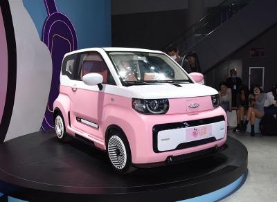 China Smart Mini Ev Car Chery Mini Electric 4 Wheel QQ Ice Cream 3 Door 4 Seat 2023 zu verkaufen