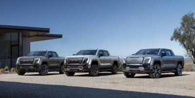 Китай GMC Sierra EV dual motor powertrain with 754Ps rated to tow up to 9500 pounds and can haul up to 1300 pounds of payload продается