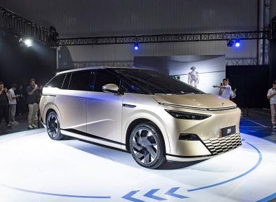 Китай Оптовая продажа электромобиля Подержанные новые автомобили XPENG X9 2024 Большой Mpv 4dw 5дверный 7-местный Xiaopeng X9 Большой SUV Энергетический автомобиль продается