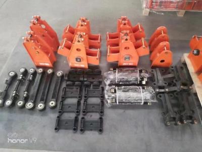 Chine Les suspensions mécaniques de la remorque Q345 tandem dactylographie 2 l'ODM de trou de l'axe 180mm à vendre