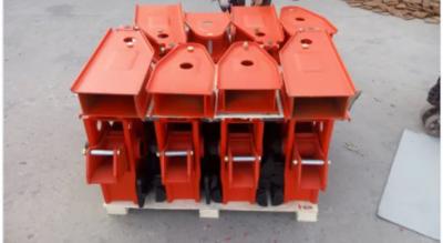 China 3 Axle Heavy Duty Trailer Suspension 200MM 48 Tons 90mm Red ODM for sale