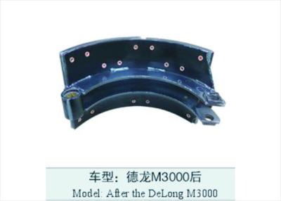 China Semi sapata de freio 419x203mm do OEM 1443 de Delong M3000 27MM das maxilas do freio do caminhão à venda