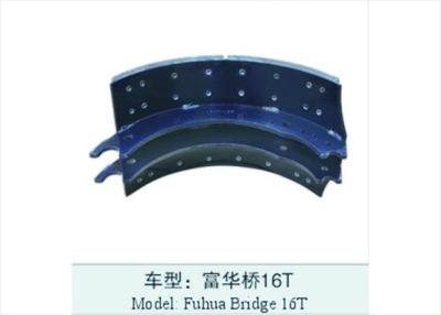 China Trailer Fuwa 16T brake shoes  with brake linings for sale