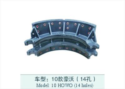 China Maxilas do freio do reboque da sapata de freio 10 furos de HOWO 14 à venda