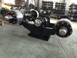 China 3 Axle Replacement Semi Trailer Axles 420X220MM Heat Treatment ISO90001 for sale