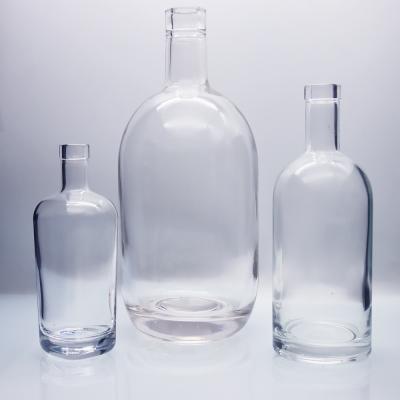 China botella grande Flint Whiskey Rum Round Shape adicional del alcohol 3L en venta