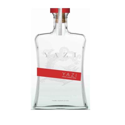 China Silver Hot Foil Crystal Vodka Decanter for sale