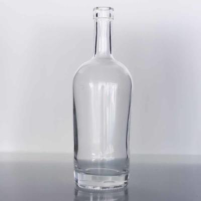 China parcial lleno de la botella de vidrio del coñac del Tequila del agua 24oz 750g 700ml cubierto en venta