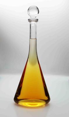 China Da forma oval de vidro da garrafa 0.75L do espírito do OEM RISAN da réplica da empresa de Star Trek pescoço longo à venda