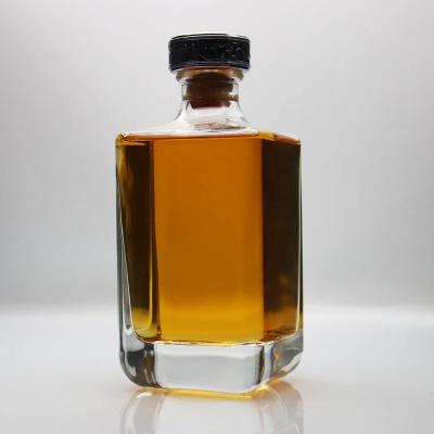 China o álcool de vidro da garrafa 200ml do espírito do ODM de 200ml 500ml engarrafa a pintura do decalque à venda