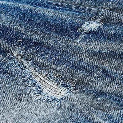 China Denim Clothing Fall Winter Fabrics Indigo Cotton Stretchy Blended Material 80*60 8OZ for sale