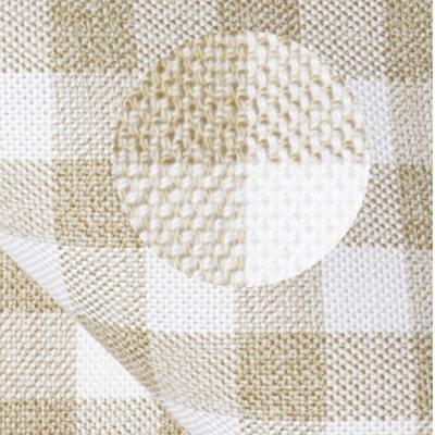 China Checkered Fashion Fabric Swatches CA32s 151gsm Cotton Acrylic Blend Material for sale