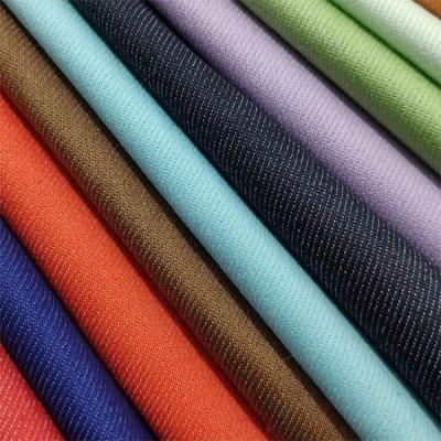 China Twill Imitation Denim Spring Summer Fabrics 16*16 220gsm 150cm Cloth Material for sale