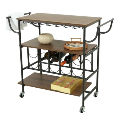 China Made In China Superior Quality Home Moveable Kitchen Storage Trolley Cart Rack for sale