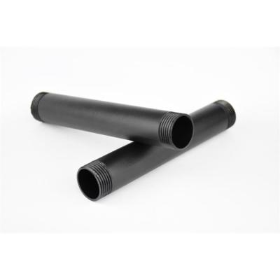 China Industrial Steel Grey Fits Standard Half Inch Black Thread Industrial Pipe Furniture 1/2