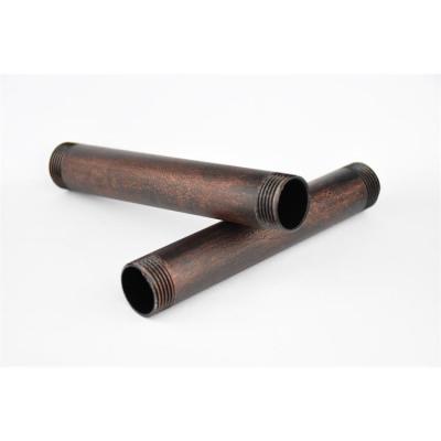 China Black Iron Pipe Wall Decor Fittings For Custom Floating Shelving Flange+pipe for sale