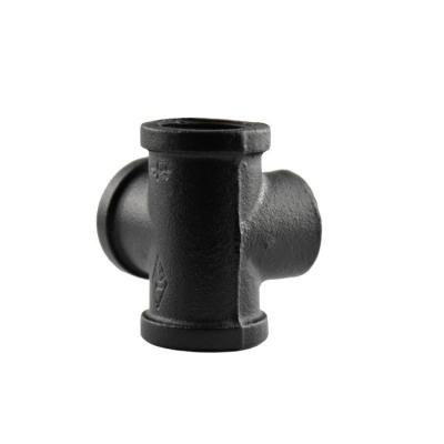 China Black Malleable Cast Iron Fittings Black 4CH Pipe Fittings Products for sale