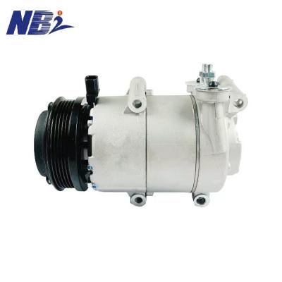 China 12V Ford AC Compressor 5.5 Inches Pulley Diameter Direct Fit 12V R-134a Clutch Included for sale