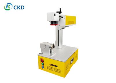 China Yellow Handheld UV Laser Marking Machine 3W 5W 10W For Metal and Glass Marking for sale