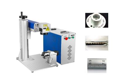 China Portable 20W Fiber Laser Marking Machine For Stainless Steel / Metal for sale