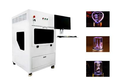 China White 3D Crystal Laser Engraving Machine  For Crystal And Glass Engraving for sale