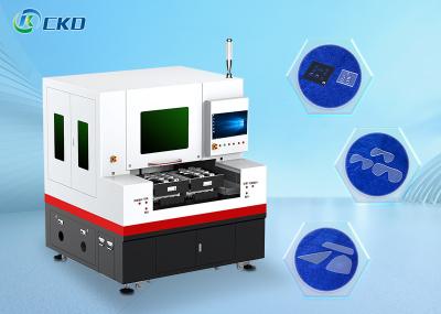 China 400mm*500mm Laser Glass Cutting Machine with High Speed Rack / Pinion Transmission for sale