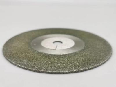 China 100*1.5*9.53*25mm Diamond Cutting Wheels OEM Metal Grinding D100 / 120 for sale