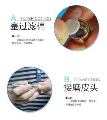 Chine Dossier de diamant de massage miniature de diamant d'acier inoxydable petit pour la beauté de peau à vendre